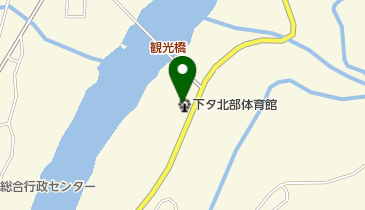 富山市下タ北部体育館の地図画像