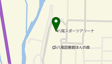 富山市八尾スポーツアリーナメインアリーナの地図画像