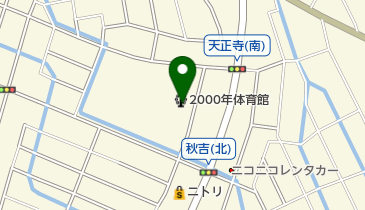 富山市2000年体育館の地図画像
