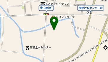 KAWADAアリーナ福野の地図画像