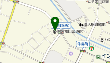 県営富山武道館の地図画像