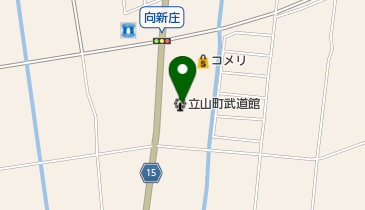 立山町武道館の地図画像