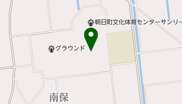 朝日町文化体育センター武道館の地図画像
