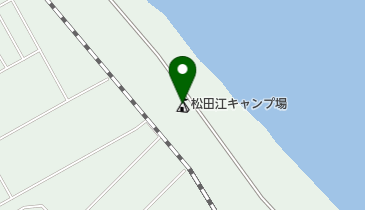 松田江キャンプ場の地図画像
