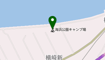 海浜公園キャンプ場の地図画像