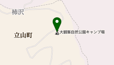 大観峯自然公園キャンプ場の地図画像