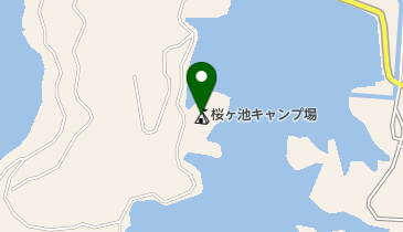 桜ヶ池キャンプ場の地図画像