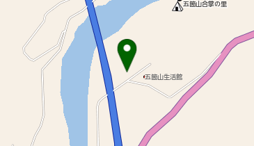 五箇山合掌の里の地図画像