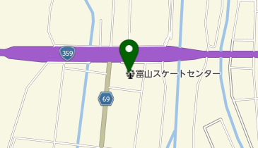 富山スケートセンターの地図画像