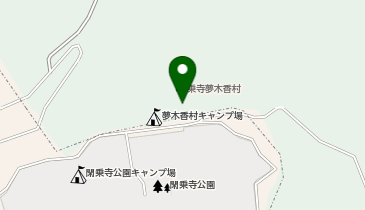 閑乗寺高原夢木香村テニスコートの地図画像
