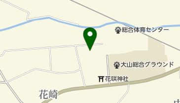 大山テニスコートの地図画像