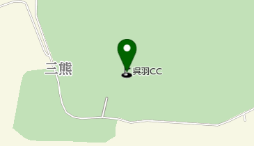 呉羽カントリークラブの地図画像