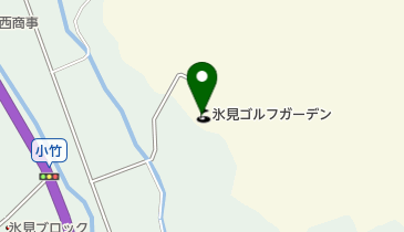 氷見ゴルフガーデンの地図画像