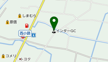 インターゴルフクラブの地図画像