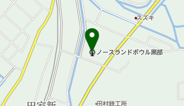 ノースランドボウル黒部の地図画像