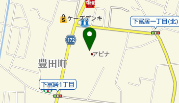 アピナ富山豊田店の地図画像