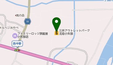 プラサカプコン小矢部店の地図画像