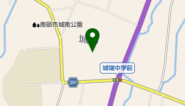南砺市城端温水プールの地図画像