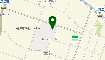 魚津市室内温水プールの地図画像