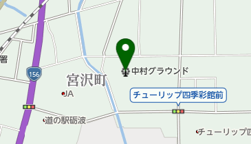 砺波市中村グラウンドの地図画像