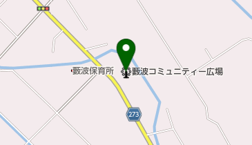 小矢部市藪波コミュニティー広場の地図画像