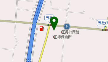 小矢部市正得運動広場の地図画像