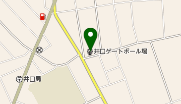 南砺市井口ゲートボール場の地図画像