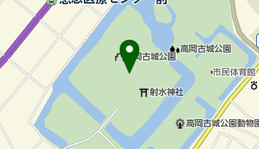 高岡市営弓道場の地図画像