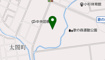 歌の森運動公園多目的グラウンドの地図画像