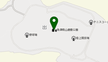 魚津市桃山運動公園桃山運動広場の地図画像