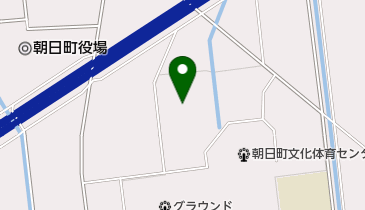 朝日町文化体育センター多目的広場の地図画像