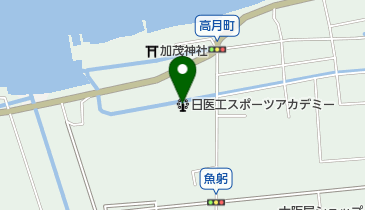 日医工スポーツアカデミーの地図画像