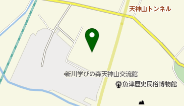 魚津市天神山野球場の地図画像