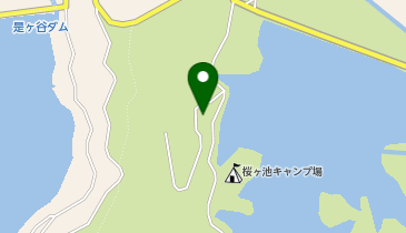 桜ヶ池公園自遊の森の地図画像
