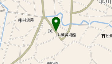 井波の木彫りの音の地図画像