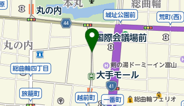 大手モールの朝市の地図画像