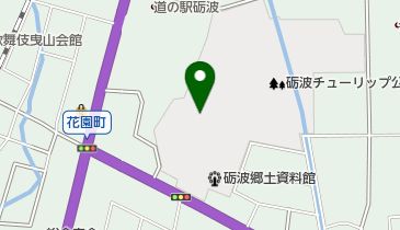 となみチューリップフェアの地図画像