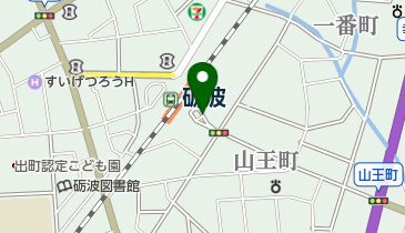 となみ夜高祭の地図画像