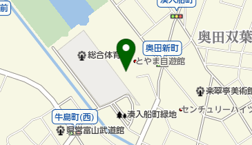 とやまの味覚市の地図画像