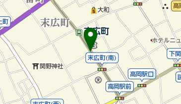 日本海高岡なべ祭りの地図画像