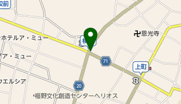 福野夜高祭の地図画像