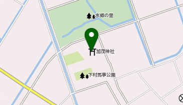 加茂神社秋の大祭「稚児舞」の地図画像