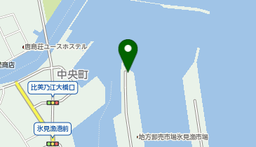 氷見漁港の地図画像