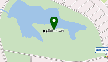 薬勝寺池の地図画像