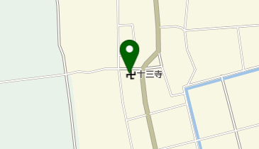 十三寺の地図画像