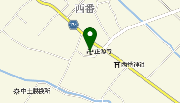 正源寺の地図画像