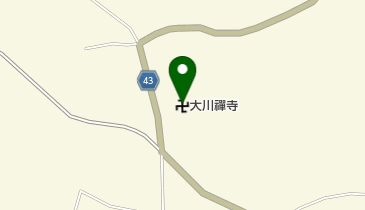 大川寺の地図画像