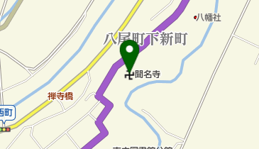 聞名寺の地図画像