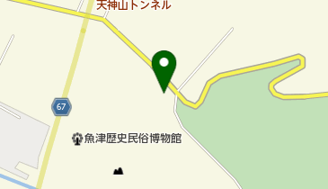 天神山温泉の地図画像