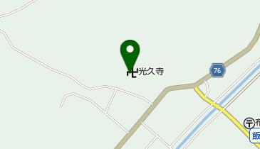 光久寺の茶庭の地図画像